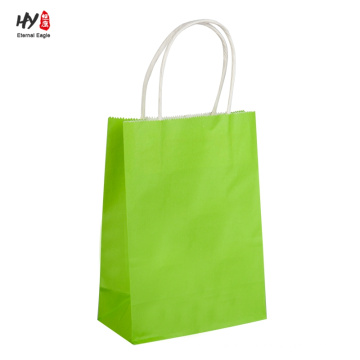 Wholesale custom printed kraft paper kitchen bag with handle